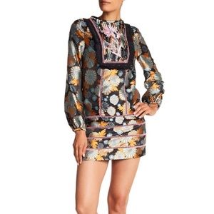CYNTHIA ROWLEY Jacquard Bishop Shift Dress